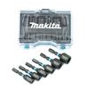 Makita Hexagonal Impact Socket Bit Set with Magnet BLACK Series For Impact Drivers 6,7,8,10,12,13mm 1/4 E-18035 Etc.