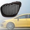 Black Mesh Debadged Grill Grille Mesh Badgeless Sport Racing Grill Compatible with Seat Leon MK2 1P 2006-2009