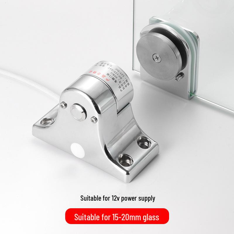 Наземная электромагнитная система блокировки стеклянных дверей: Разблокировка противопожарной двери без удара