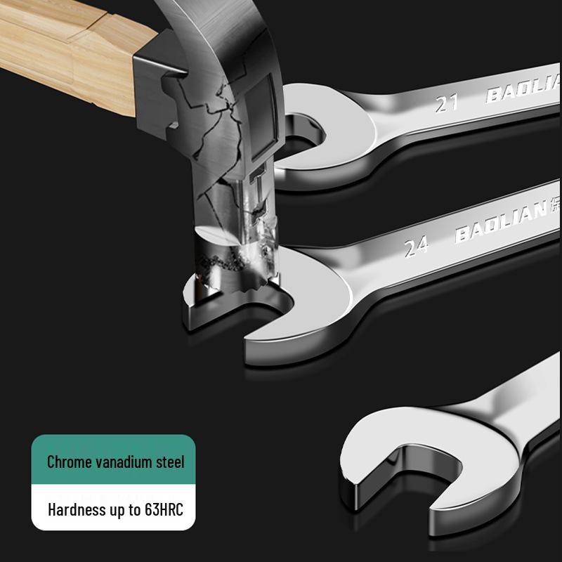 Набор двухсторонних рожковых ключей - Полированная поверхность, Маленький набор инструментов для дома, Помощник для гаек 8-10 мм