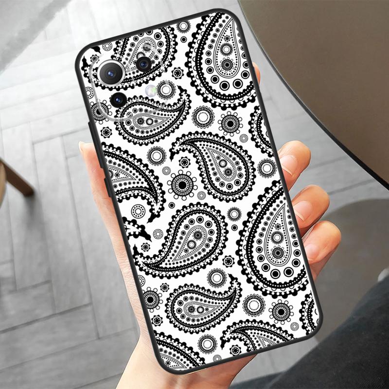 Чехол с бесшовным узором "бандана" для Xiaomi 15 Pro 13 14 Ultra 11T 12T 13T 14T Pro POCO F7 X7 Pro X3 X5 X6 F5 F6