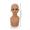 Hairpiece Head Makeup Female Mannequin Bust for Hair Stylists, Cosplay