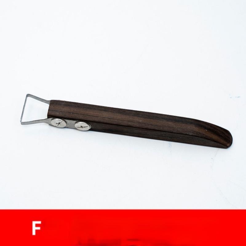 Pottery Tool Trimming Scraper Replaceable Head Ring Scraper DIY Ceramic Texture Carving Clay Sculpture Scraping Trimming Tool