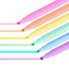 6-Color DYD Fluorescent Highlighter Set: Line Markers for Notes, Student Planners, and Drawings