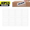 Self-Adhesive Label Holder Clear Card Holders Shelf Tag Label Bag Paper Card Labels Pockets DIY Office Organizing Classify Items