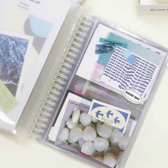 Ocheck Мой ежедневный архив коллекции Scrap Book (Выберите 1 из 3 типов), популярная фраза в Корее