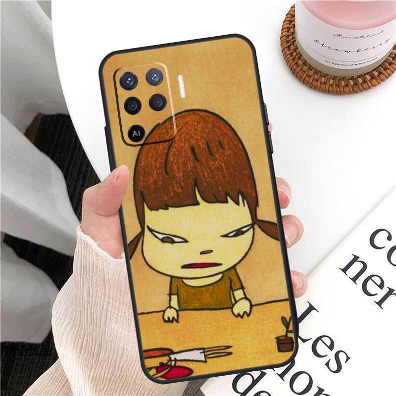 Чехол Yoshitomo Nara Для Oppo A78 A54 A74 A94 A17 A57 A77 A76 A16 A96 A18 A60 A80 A40 A38 A58 A98 A15 A5 Pro