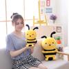 Bee Cartoon Cute Plush Toy Adorable Sleep Companion Girls Kids Gift Birthday