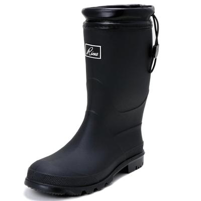 Резиновые сапоги для L [Рины] женские R649, складные, для поездок на работу, в школу, для садоводства, для улицы, портативные, черные,