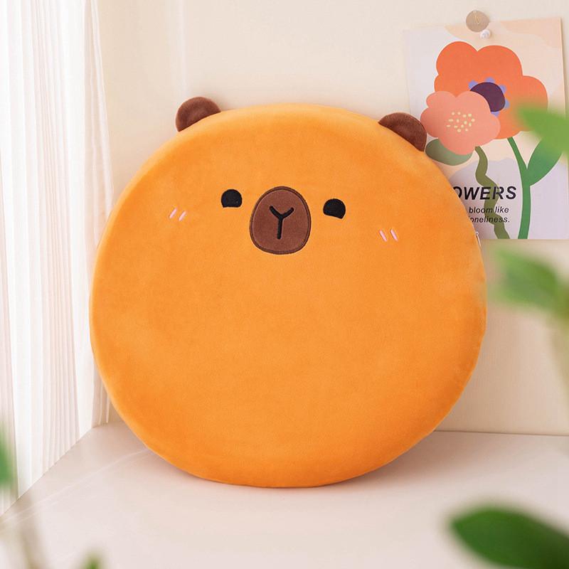 Подушка для сиденья из пены с эффектом памяти с мультяшным котом для комфорта в общежитии и для отдыха