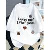 Plus Size One Piece Anime Printed Men and Women Tshirt Casual Parent Child Top Fashion Summer Harajuku Style Street Wear Y2K