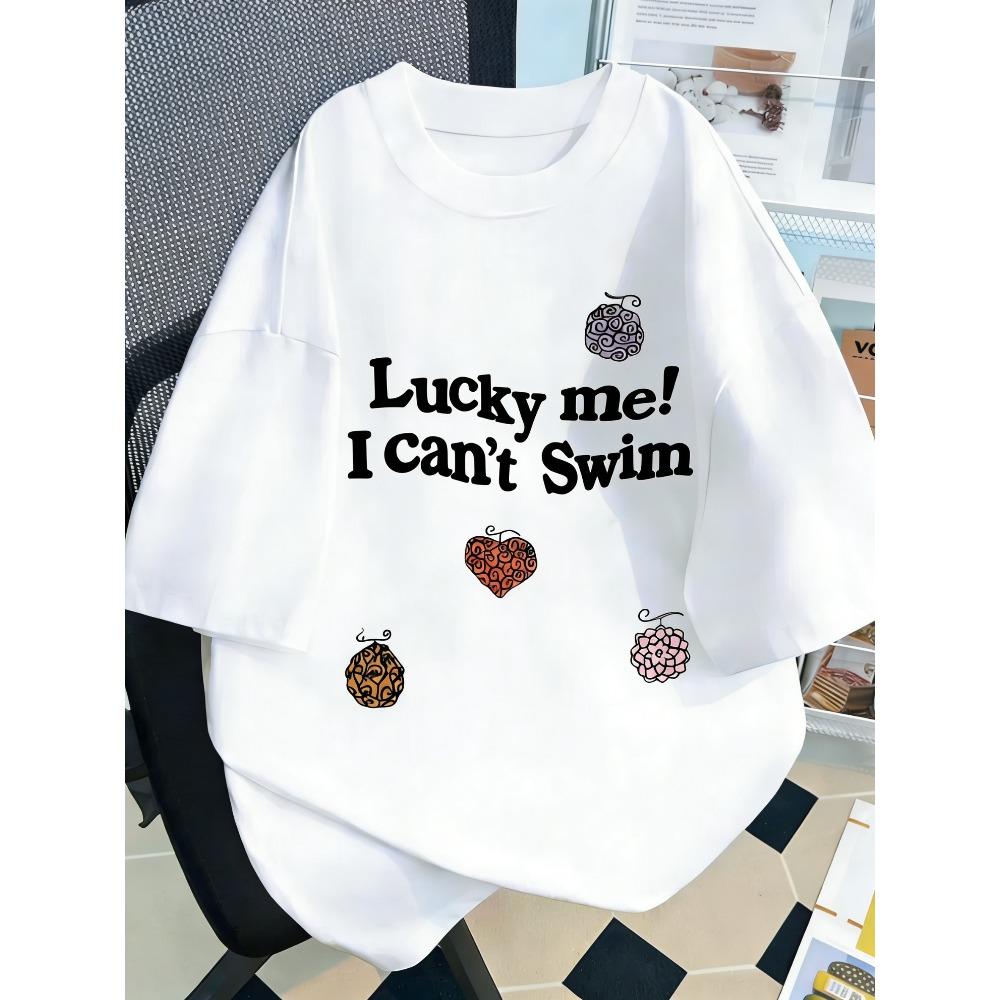 Plus Size One Piece Anime Printed Men and Women Tshirt Casual Parent Child Top Fashion Summer Harajuku Style Street Wear Y2K