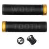 Wolf Tooth Echo Grip, черная рукоятка с золотым воротником-фиксатором