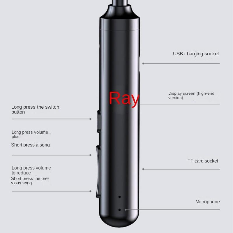 Новая подвесная шейная Bluetooth-гарнитура 5.0 позволяет вставлять карту и отображать стереобеспроводную Bluetooth-гарнитуру, сверхдлинный режим ожидания