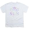 26 Империя Солнца Радужный Логотип Детская Подростковая Футболка Лицензионная Футболка Рок-Группы Белая Унисекс Футболка