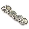 Les Trésors De Lily [E2581] - Gray 'Mimosas' Designer Bracelet