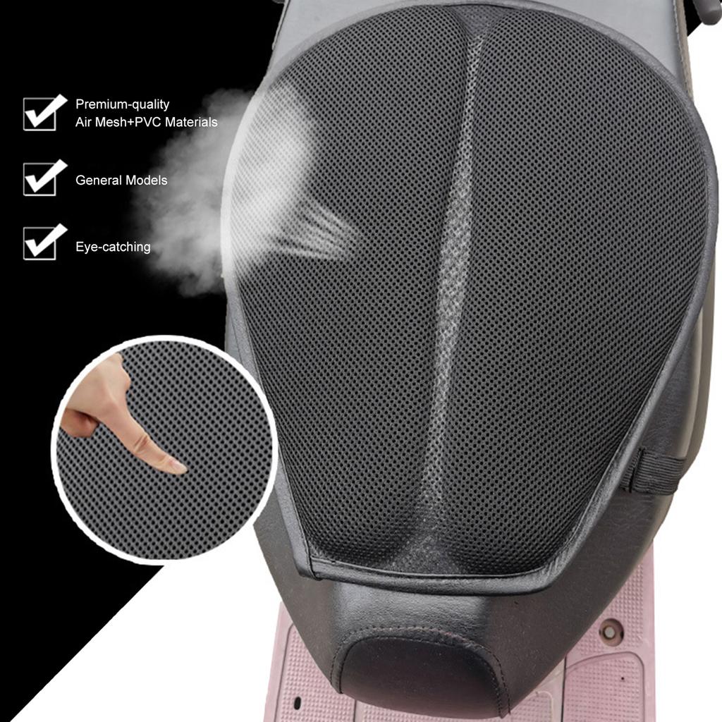 Пятислойная гелевая подушка для сиденья с охлаждающей сеткой, дышащая ткань, антивибрационные аксессуары для мотоцикла