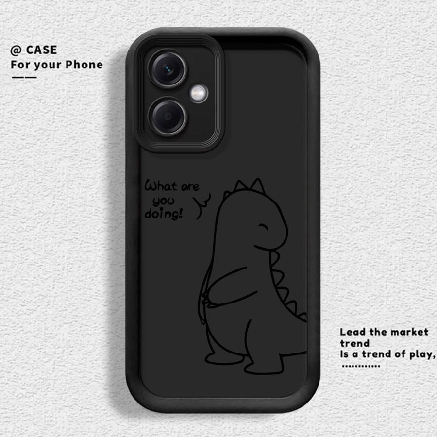 Милый чехол-кейс с рисунком динозавров для пары на телефон Xiaomi Redmi Note 14 Pro Plus 11s A1 A2 A3 A4 12s 12 10 11 13C Note 13 12C 14C