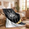 Newcastle United Football Print Flannel Blanket Soft Warm Sofa Bed Throw Blanket For Home Office Bedroom
