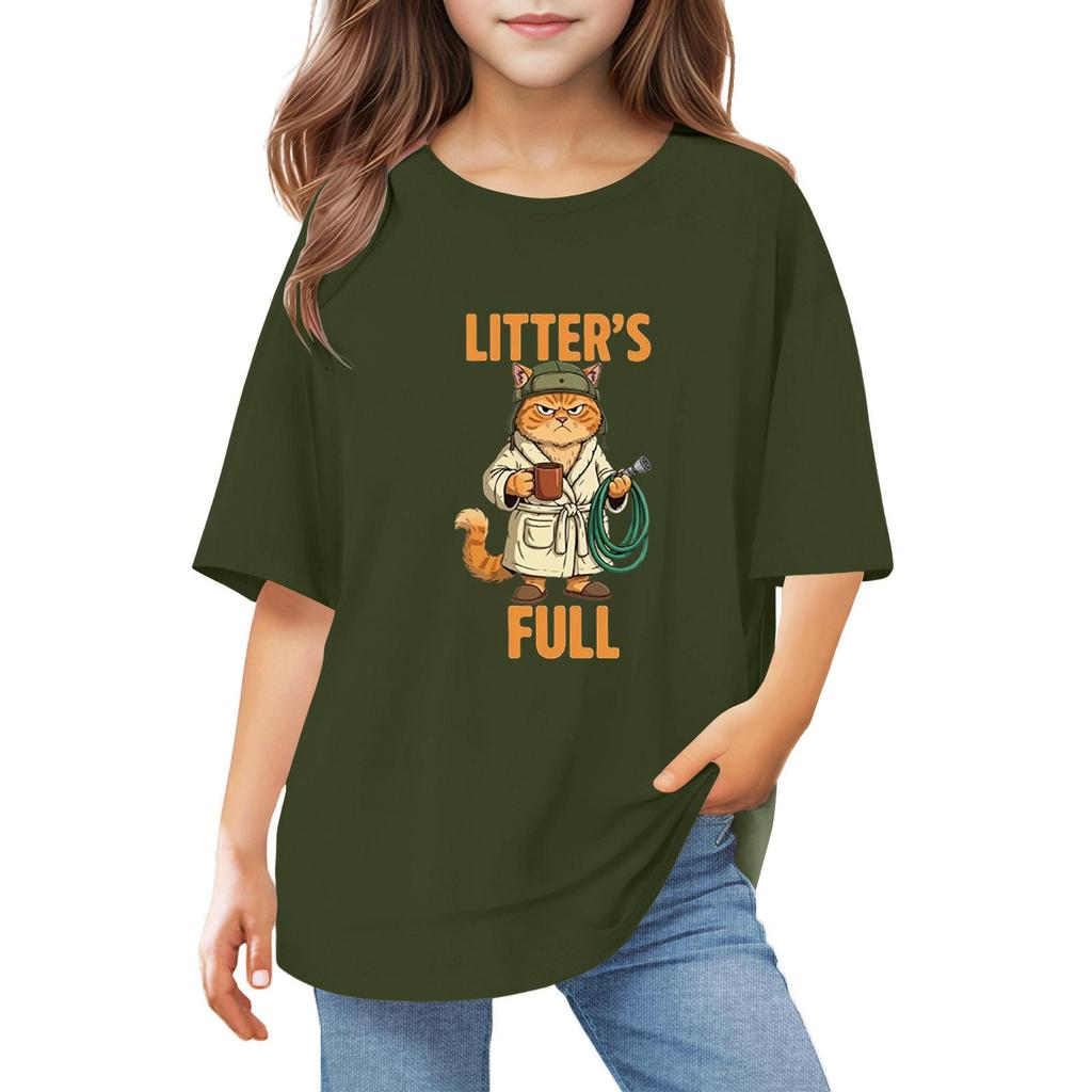 Футболки для малышей, девочек и мальчиков, детские футболки с короткими рукавами и принтом для мальчиков и девочек 1-12 лет