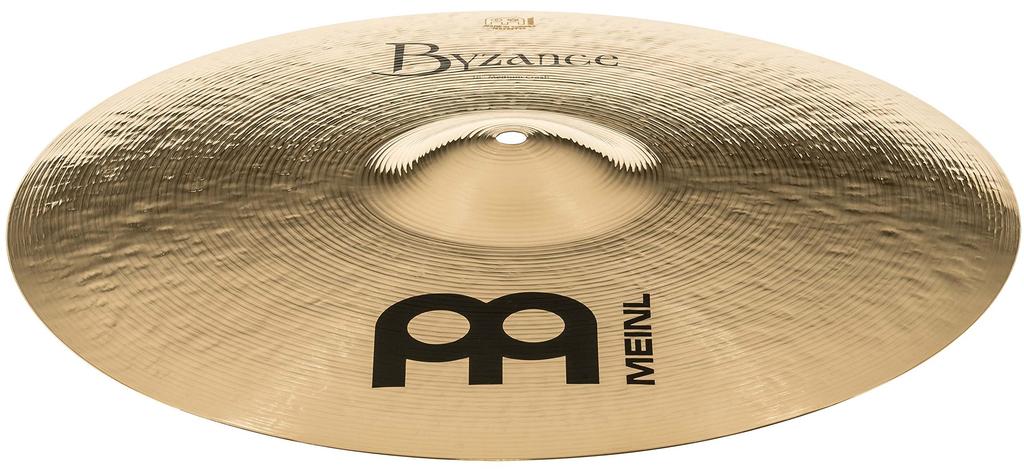 MEINL Byzance Brilliant Series Crash Cymbal Medium Crash 18" B18MC-B []