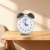 Soft Night Light Twin Bell Clock 4 Inch Size Mechanical Clock Decoration Desk Alarm Clock  Bedroom