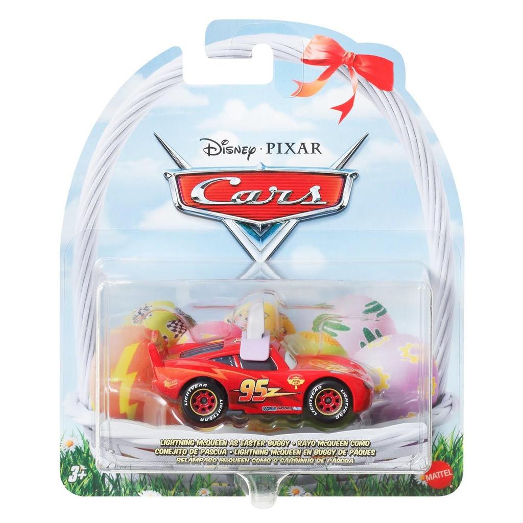 Disney Cars Easter Collection Lightning McQueen Easter Buggy Scale Diecast Vehicle 155