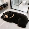 Bathroom mat 60x90 cm 2 mm 3d effect bronze