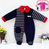 Newborn Kids Boys Girl Plus Fluff Winter Clothes Set Casual Set Sports Outfits Snap Button Baby Rompers Warm Clothing
