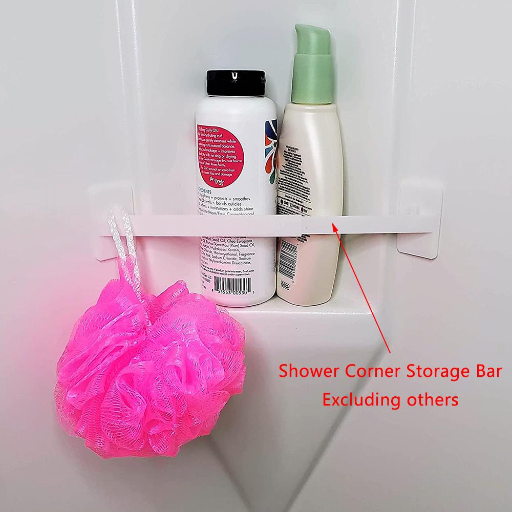 Дорожный душ для автодома, угловая полка для хранения, штанга, регулируемая длина, угловая полка для душа, стик