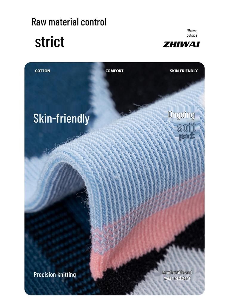 Мужские носки с ручной росписью с пейзажем - Модные, Дышащие, Влагоотводящие, Хлопковые до середины икры для весны/осени