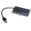 Высокоскоростной USB 2.0 концентратор, 4 порта, разветвитель кабеля данных, адаптер, мультисистемный, Plug and Play, расширитель для улучшенного подключения