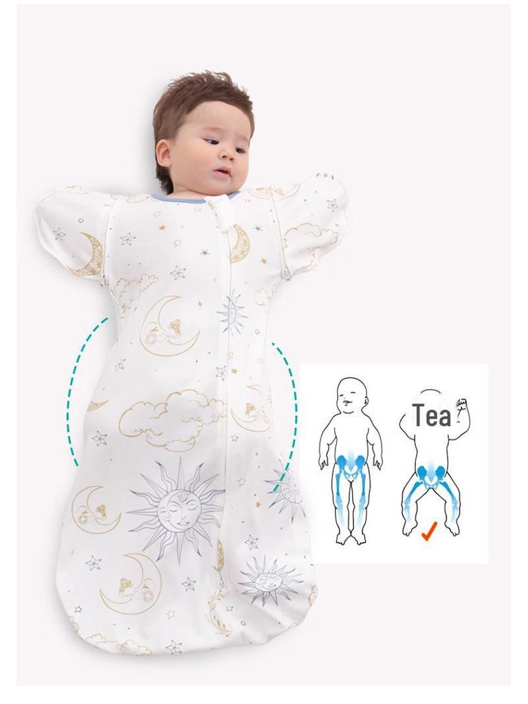 Вязаный хлопковый бионический кокон для младенцев, пеленальное одеяло, обертка