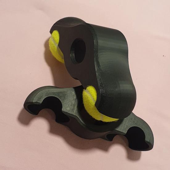 2/4 шт. накладки на ноги для велоспорта в помещении с 4/8 теннисными мячами для фитнес-велосипеда, амортизирующие, противоскользящие, для защиты пола, для домашнего спортзала, для тренировок, для велотренажера