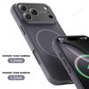 Магнитный чехол для телефона с большим окном для For Iphone 17 Air 16 1 13 14 Pro Max Жидкий силикон Ударопрочный Защитный чехол