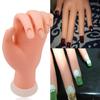 1Pc Nail Art Training Display Soft Flexible Model Hand Silicone Salon DIY Practice Bendable Mannequin False Tips Manicure Tools