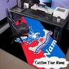 Custom Name Crystal Palace Crest Rug for Living Room, Game Rooms, Office, Bedroom, Floor Mat Playful Design, fan gifts Christmas decor