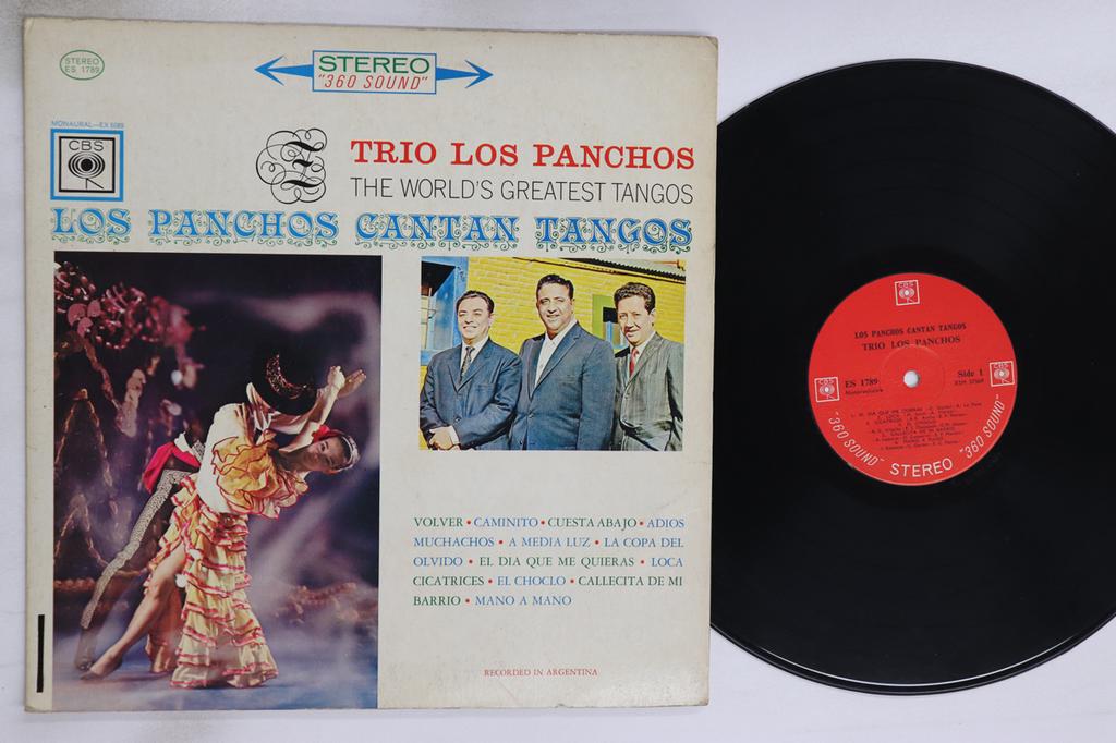 LP Record TRIO LOS PANCHOS - Los Panchos Cantan Tangos ES1789 COLUMBIA 1962 US Latin Used