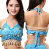 Tassel Sequin Nightclub Performance Top Show Costumes Belly Dance Bra Halter Bra