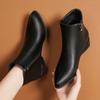 Boots for Women 2024 New Simple and Versatile Pointed-toe Women's Boots Comfortable Low-heeled Commuting Ladies Shoes