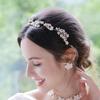 Головной убор Головной убор Свадебный Цветок Повязка для волос Украшение для волос Цветок из стразов Повязка на голову Свадебная повязка на голову