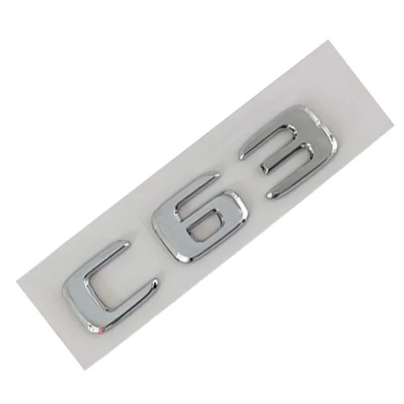 3D ABS Хром Наклейка с буквами на заднюю крышку багажника автомобиля Для C63 C43 G65 Эмблема Логотип Аксессуары