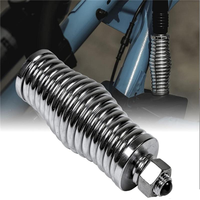 2X Antenna Spring Mount Flag Light Spring 1/2 Inch Spring Mount CB Antenna Spring Base For Trucks Car RZR UTV Can Am ATV
