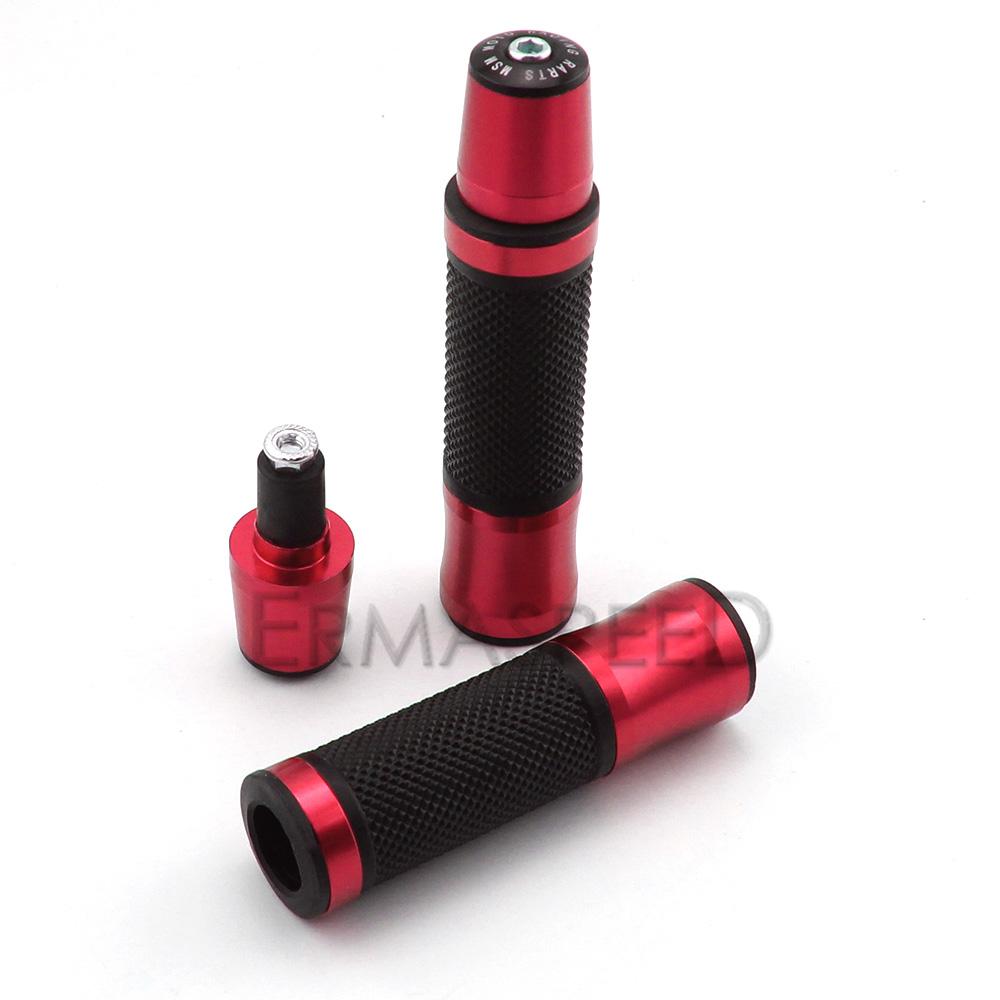 Алюминиевый руль мотоцикла с ЧПУ, ручки, универсальный наконечник 7/8 дюйма, 22 мм, ручки для мотоцикла, питбайка