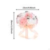Bridal Toss Bouquet with Artificial Rose Flower for Centerpieces And Ceremony