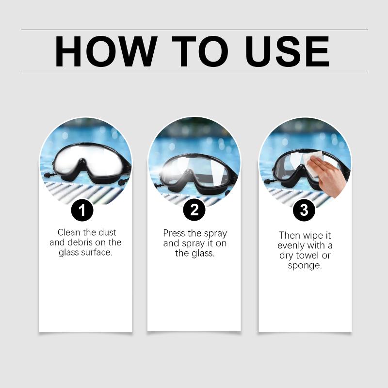 Anti Fog Spray for Swim Goggles Advanced Lens Defogger for Glasses and Diving Sports and Pool Use