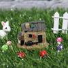 Building Statue DIY Landscaping Mini Crafts Garden Decoration Resin House Miniatures Figurines
