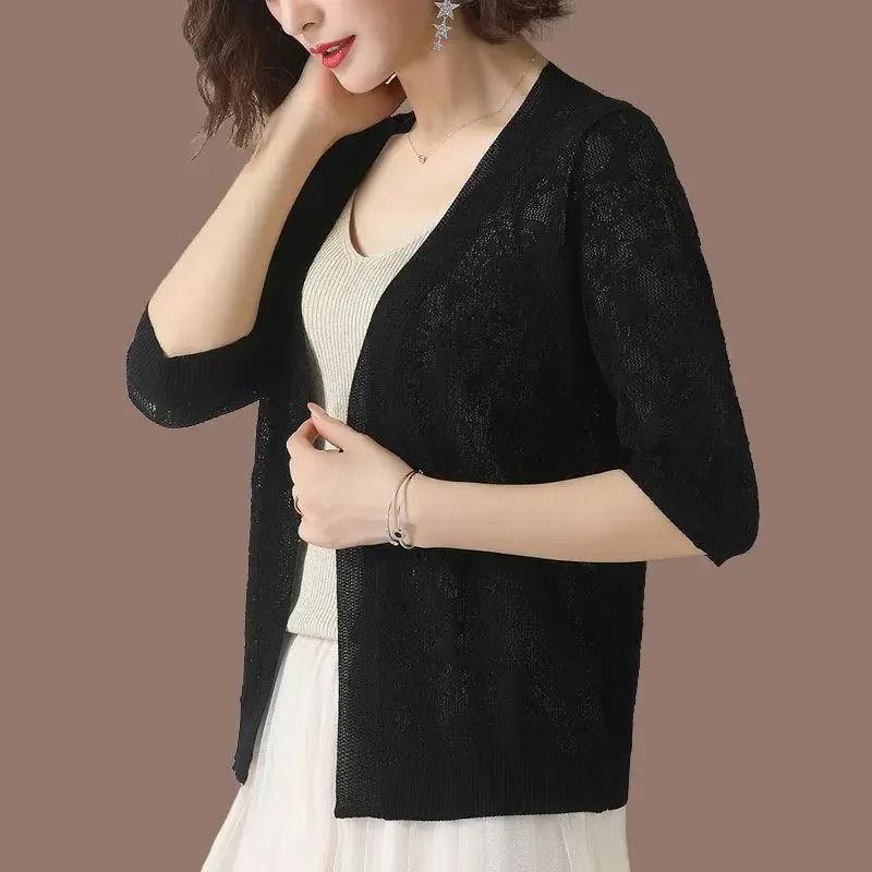 Warm Fashion Cardigan Sweater Jacket Women Fashion Loose Zipper Knitted Female Casual Outerwear Ladies Sunscreen Tops