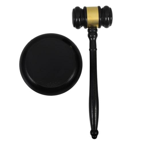 Gavel and Block Set, Auction Hammer, 1 Set of Wooden Judge Gavel Justice Gravel Court Hammer Auction Mallet Auction Sale Gavel Wooden