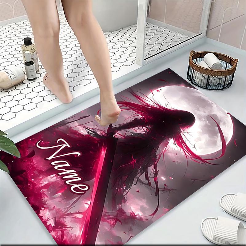 Custom Name Love Friendship Carpet Rug Customizable Soft Washable Anti-Slip Home Living Room Sofa Mats Personalized Rug. 0909164